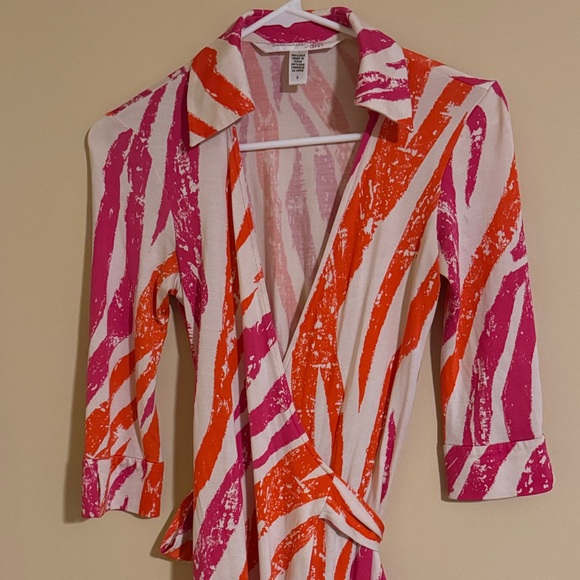 Diane Von Furstenberg Silk Jersey Wrap Dress - Picture 1 of 9